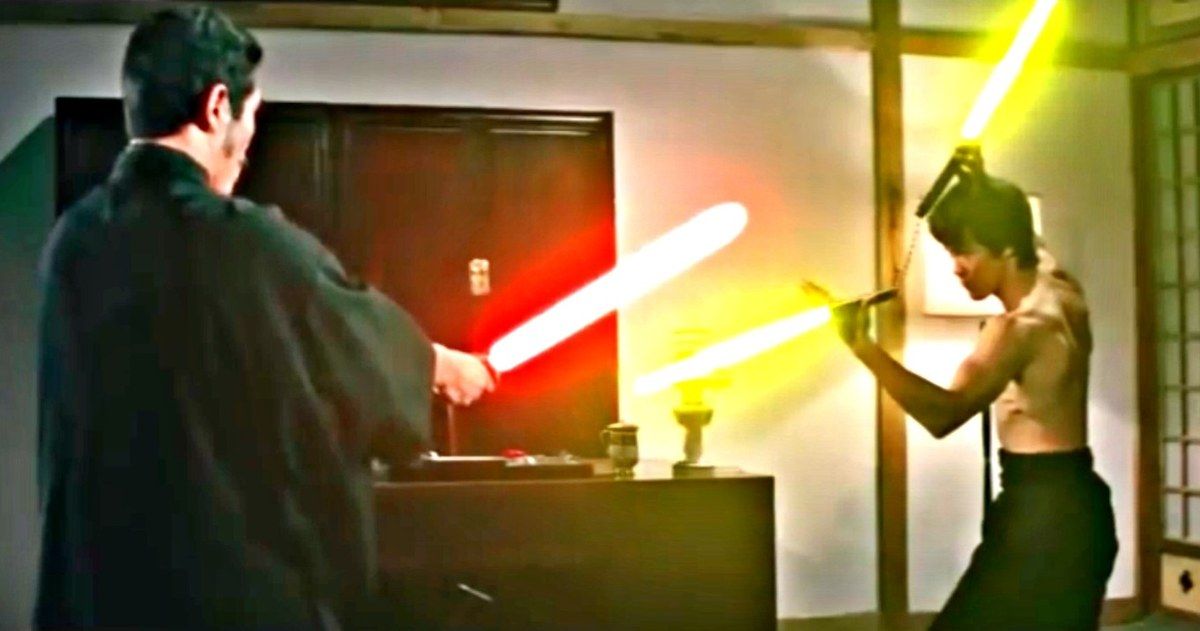 Bruce Lee with Lightsabers Video Is Almost Better Than Last Jedi