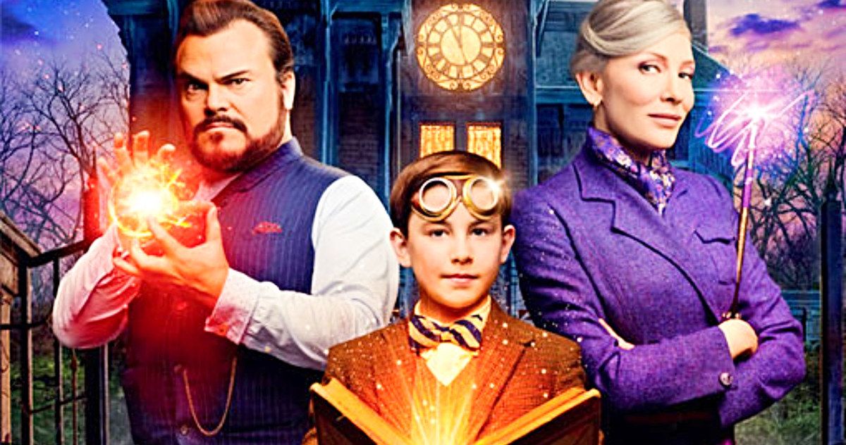 House with a Clock in Its Walls Poster Conjures a Little Jack Black Magic
