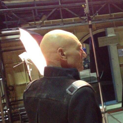 First Photo of Patrick Stewart on X-Men: Days of Future Past Set!