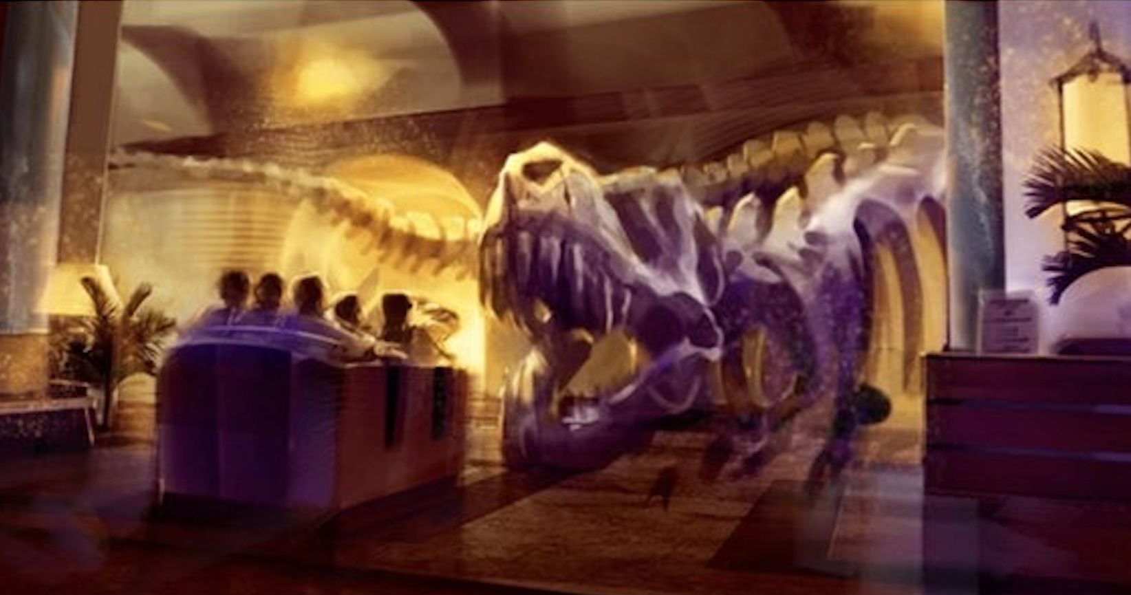 Night at the Museum Ride Concept Art Reveals Abandoned Theme Park Attraction