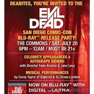 COMIC-CON 2013: Evil Dead Blu-Ray Release Party Announced