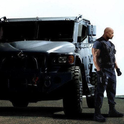 Fast &amp; Furious 6 Poster with Dwayne Johnson as Hobbs
