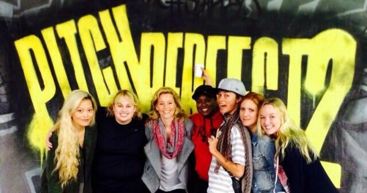 First Pitch Perfect 2 Cast Photo!