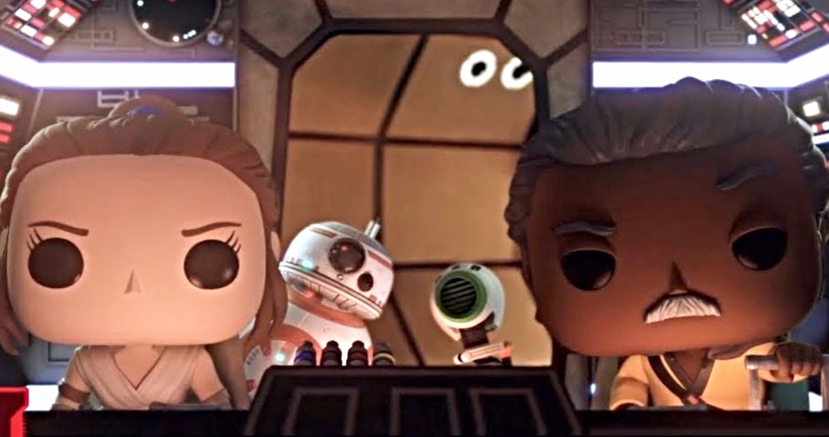 Rise of Skywalker Funko Animated Short Reunites Lando with the Millennium Falcon