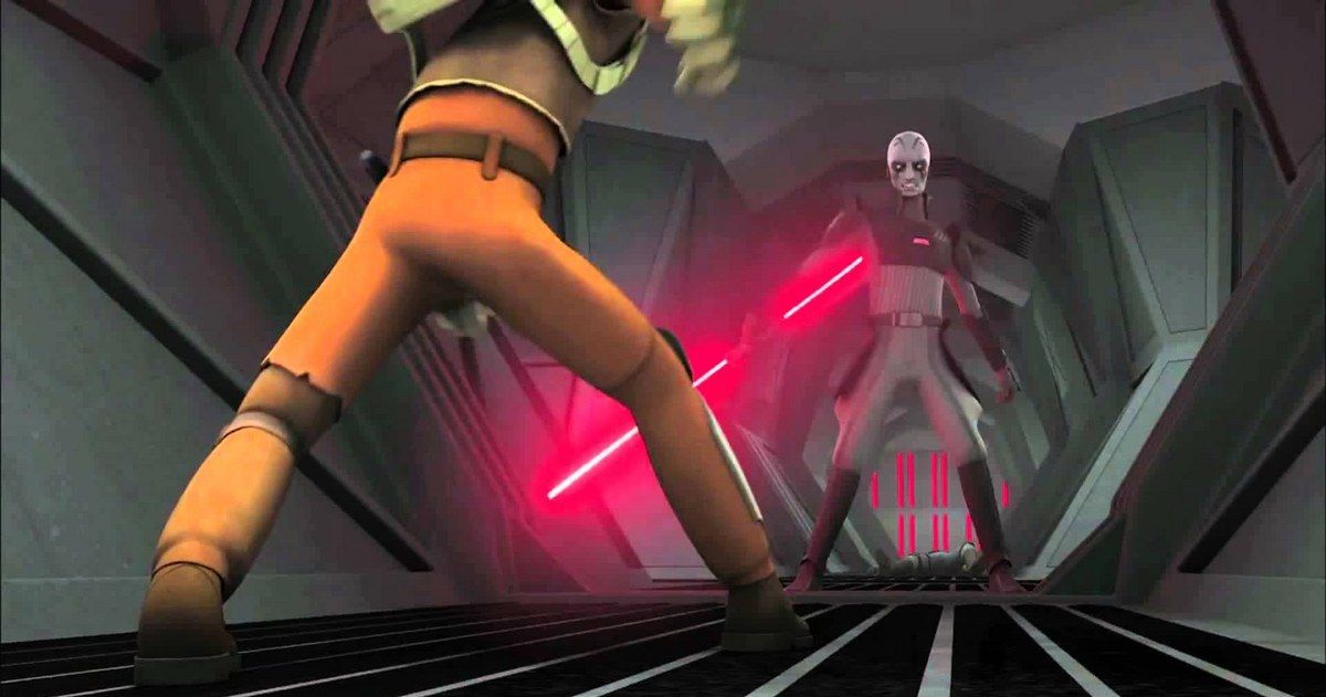 Comic-Con: Star Wars Rebels Clip Shows Off the Inquisitor's Lightsaber Skills