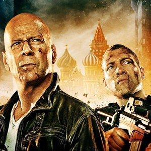 A Good Day to Die Hard Set Video with a Blood Splattered Bruce Willis