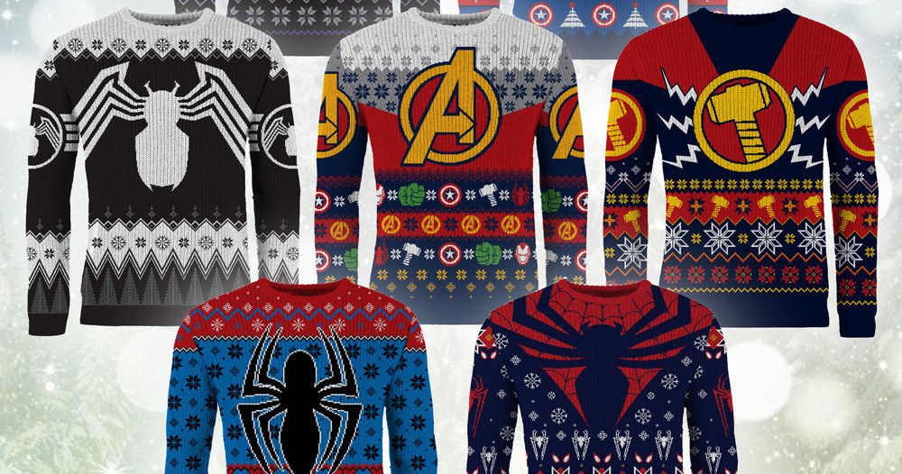 New Marvel Christmas Sweaters Are as Comfortable as They Are Ugly