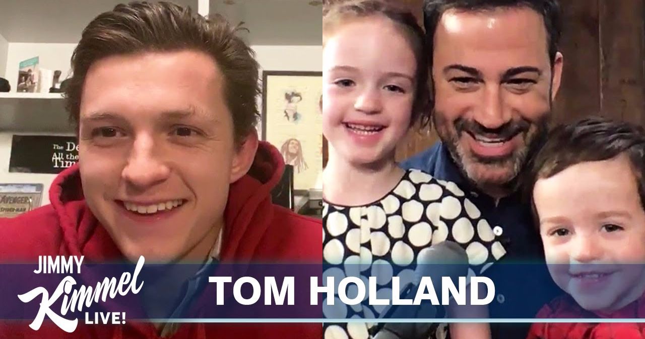 Watch as Jimmy Kimmel's Son Gets a Spider-Man Surprise from Tom Holland