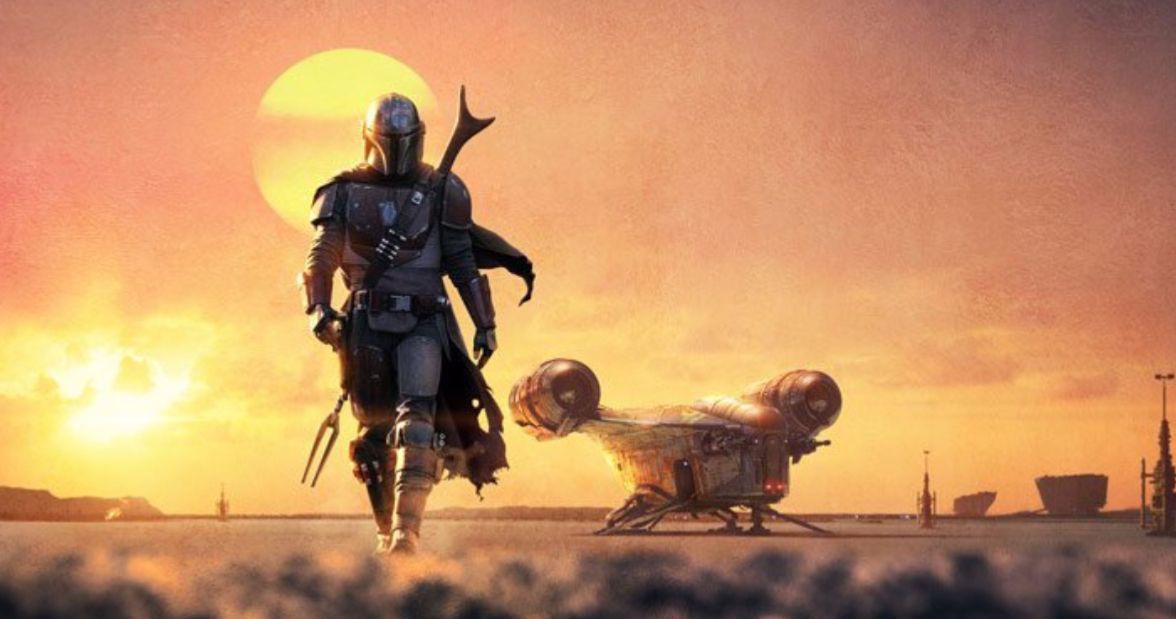 First The Mandalorian Poster Returns to Tatooine for a Binary Sunset