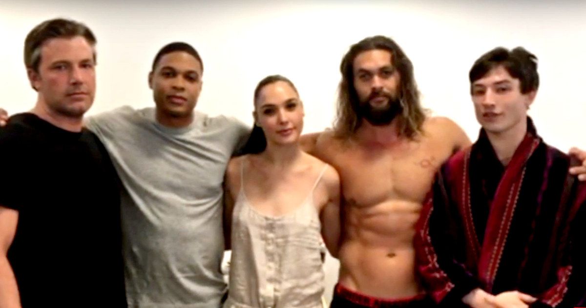 Justice League Cast Deliver a Special Message in New Video