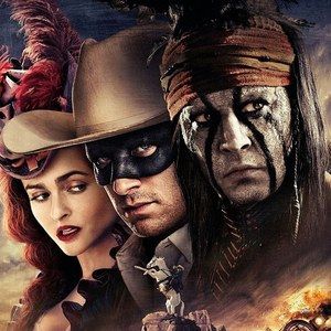 The Lone Ranger Set Photo with Armie Hammer as Unmasked John Reid