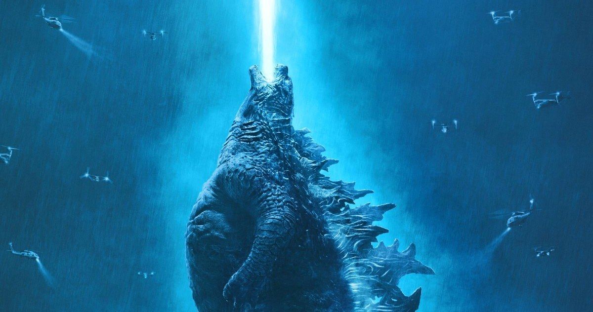 Godzilla Blasts His Atomic Breath in Stunning King of the Monsters Poster