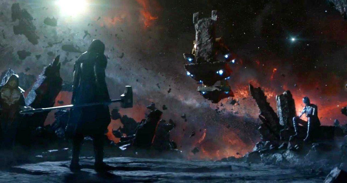 Thanos Teased in Gamora/Nebula Guardians of the Galaxy Featurette