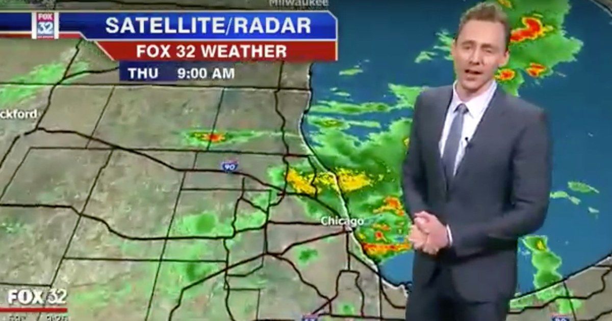 Watch Thor Star Tom Hiddleston Deliver the Local Weather Report