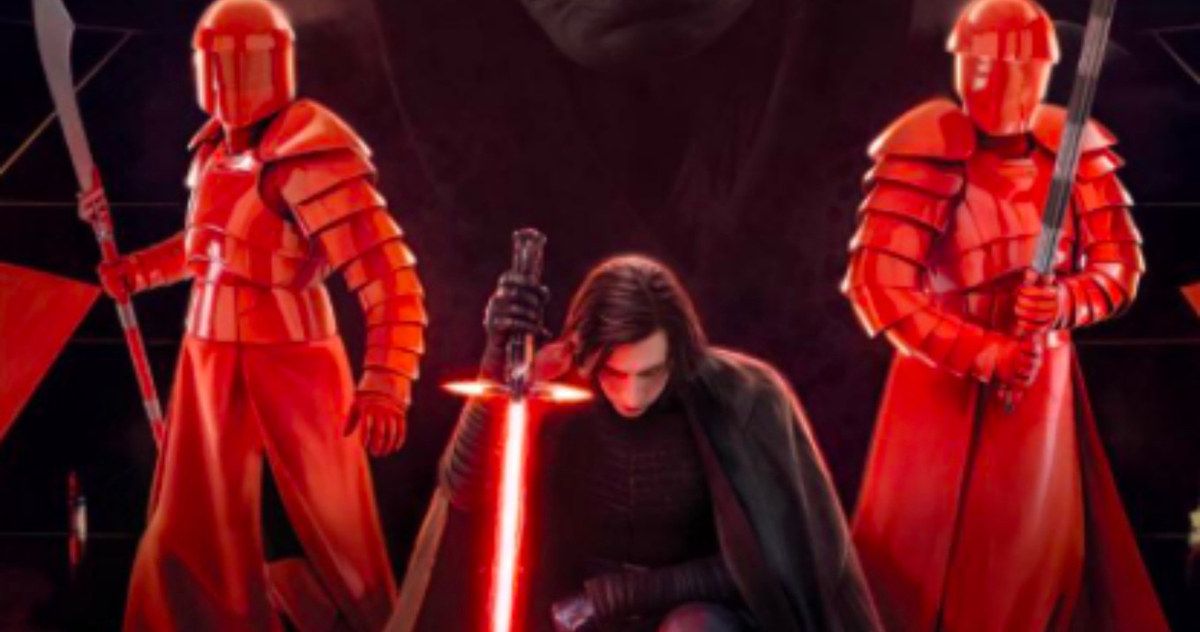 Kylo Ren Kneels Before Snoke in New Star Wars 8 Poster