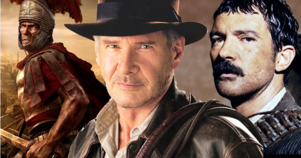 Indiana Jones 5 Set Photos Go Time Traveling with Roman Gladiators and Antonio Banderas