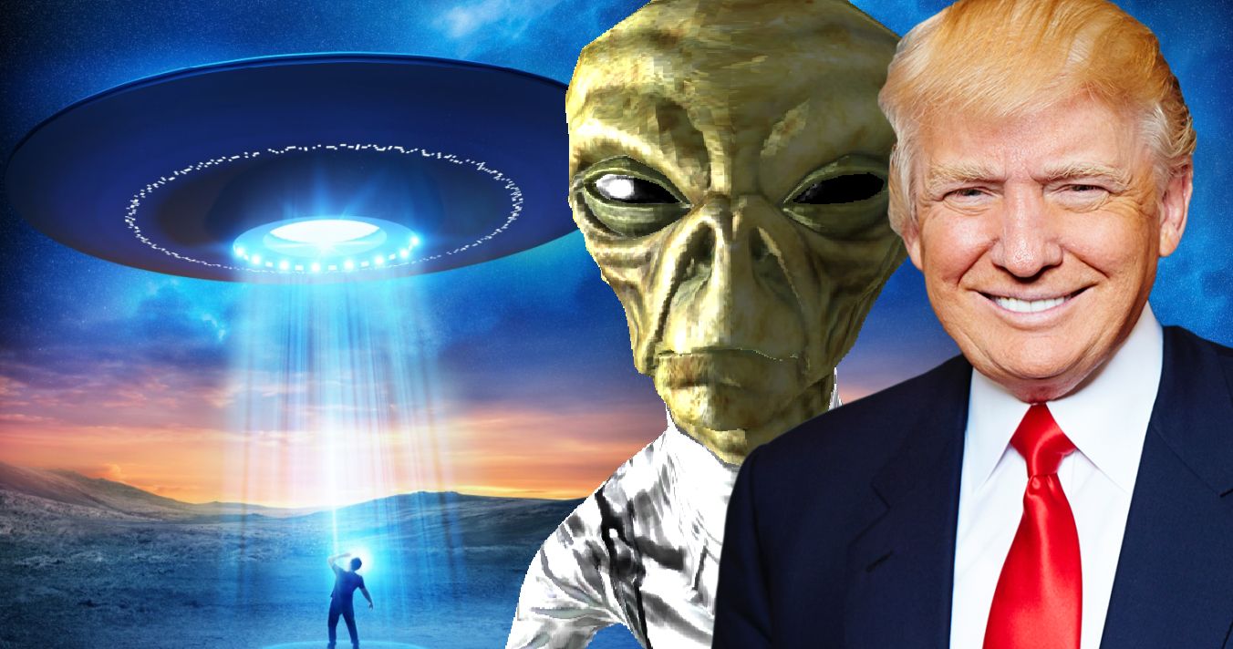 Trump Promises to Take a 'Good, Strong Look' at UFOs and the Existence of Aliens