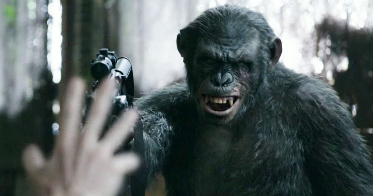 Dawn of the Planet of the Apes TV Spot Teases War Between Apes and Humans