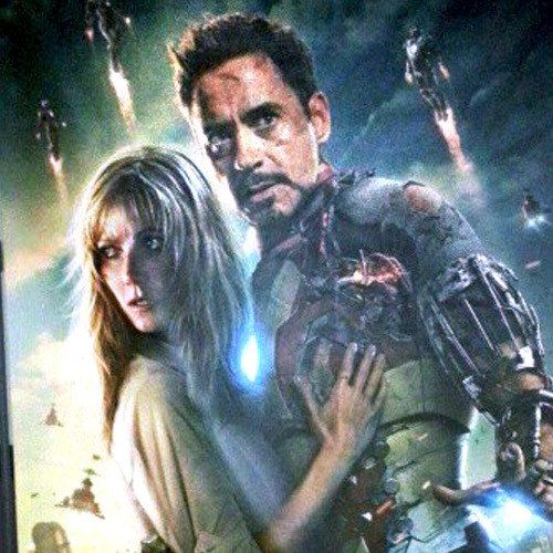 Iron Man 3 Poster Features Tony Stark and Pepper Potts