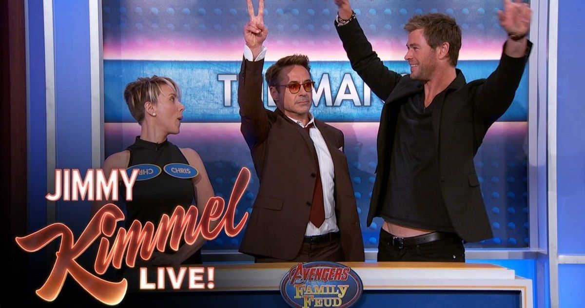 Watch Avengers 2 Cast Play Family Feud on Jimmy Kimmel Live