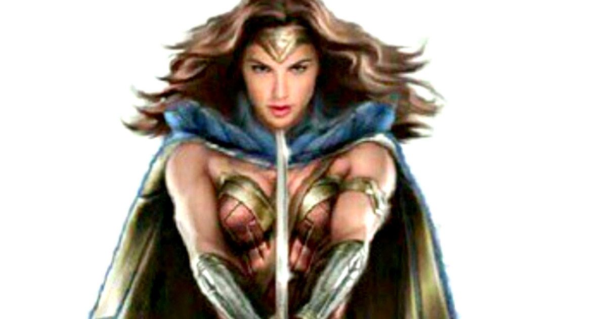 Batman v Superman Art Shows Wonder Woman in Her Cape