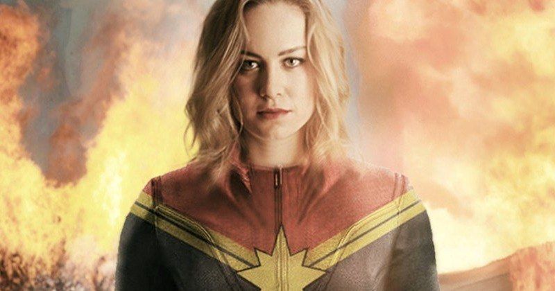 First Look at Brie Larson on Captain Marvel Set?