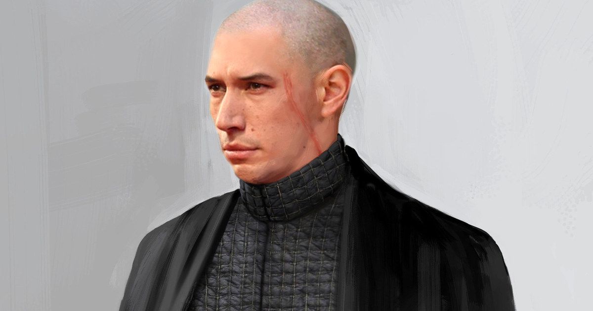 Kylo Ren Was Almost Bald in The Last Jedi