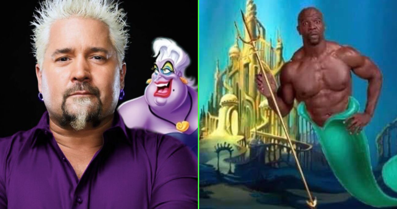 Terry Crews &amp; Guy Fieri Go Fishing for Roles in The Little Mermaid Remake