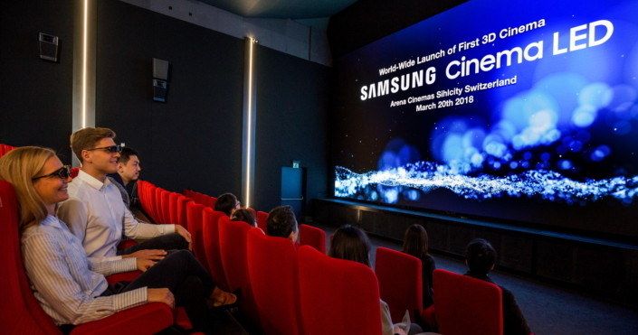 Samsung's First 3D LED Movie Screen Brings Theaters Into the Future