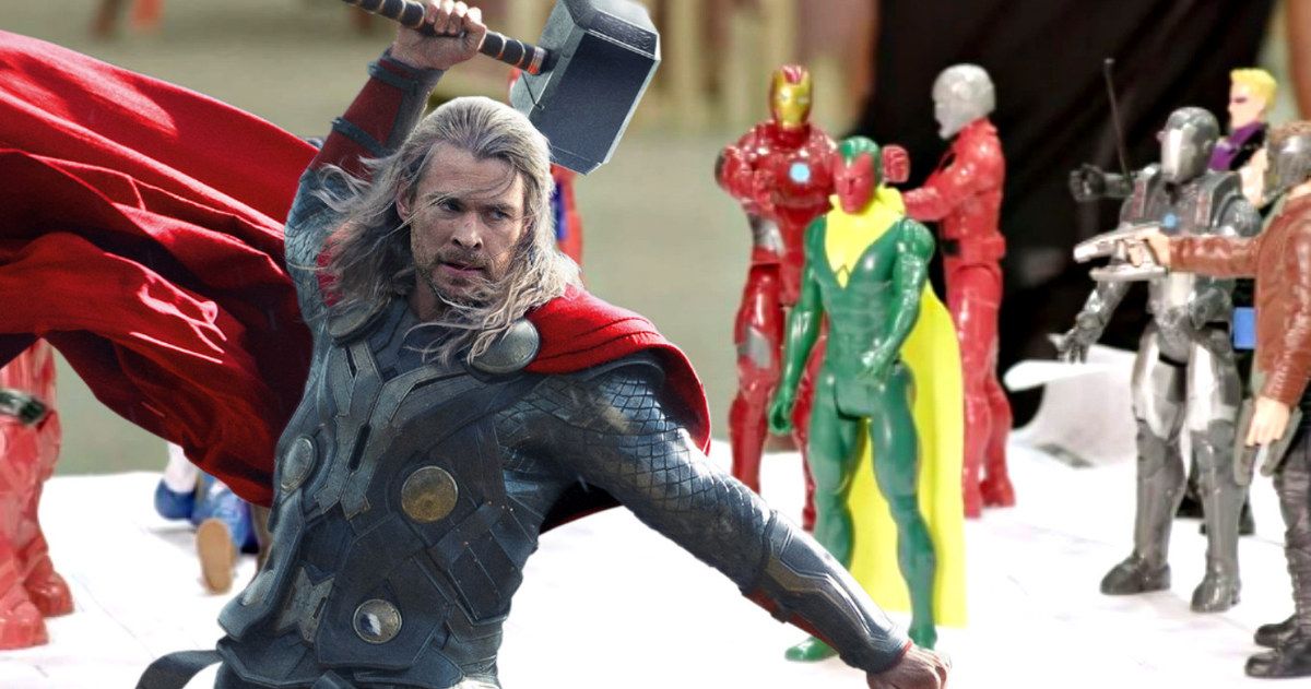 Chris Hemsworth Beats Up Avengers Toys in Hilarious Infinity War Video