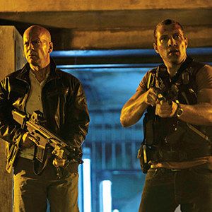 A Good Day to Die Hard Photo with Bruce Willis and Jai Courtney