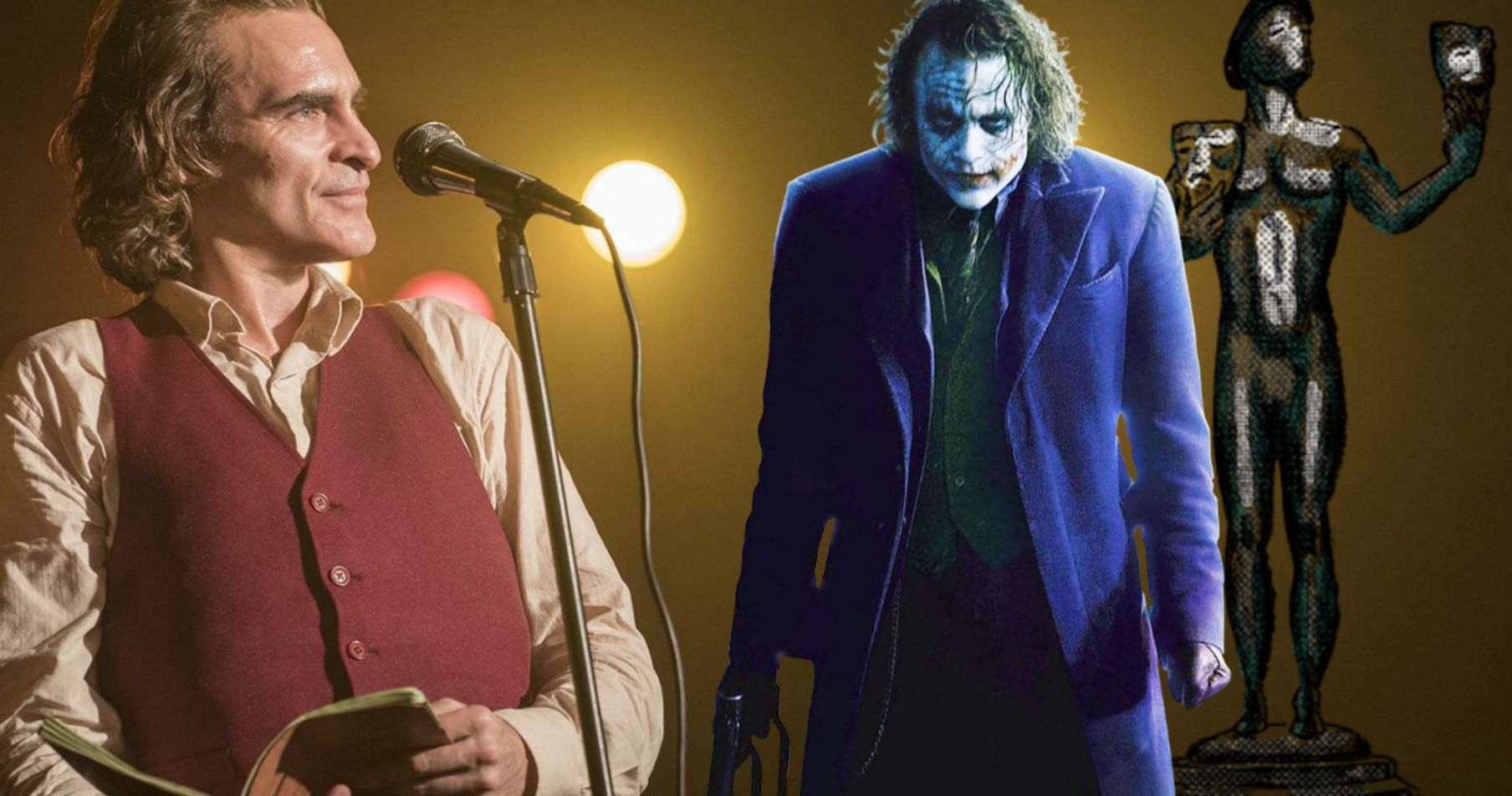 Joaquin Phoenix Pays Tribute to Heath Ledger in His Joker SAG Awards Speech