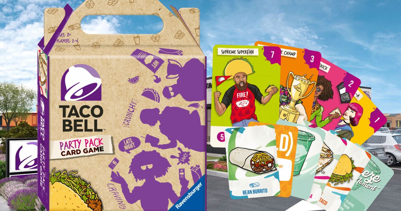 Taco Bell Party Pack Card Game Has Players Gathering Tacos and Burritos
