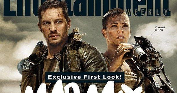 Mad Max: Fury Road EW Magazine Cover with Tom Hardy and Charlize Theron