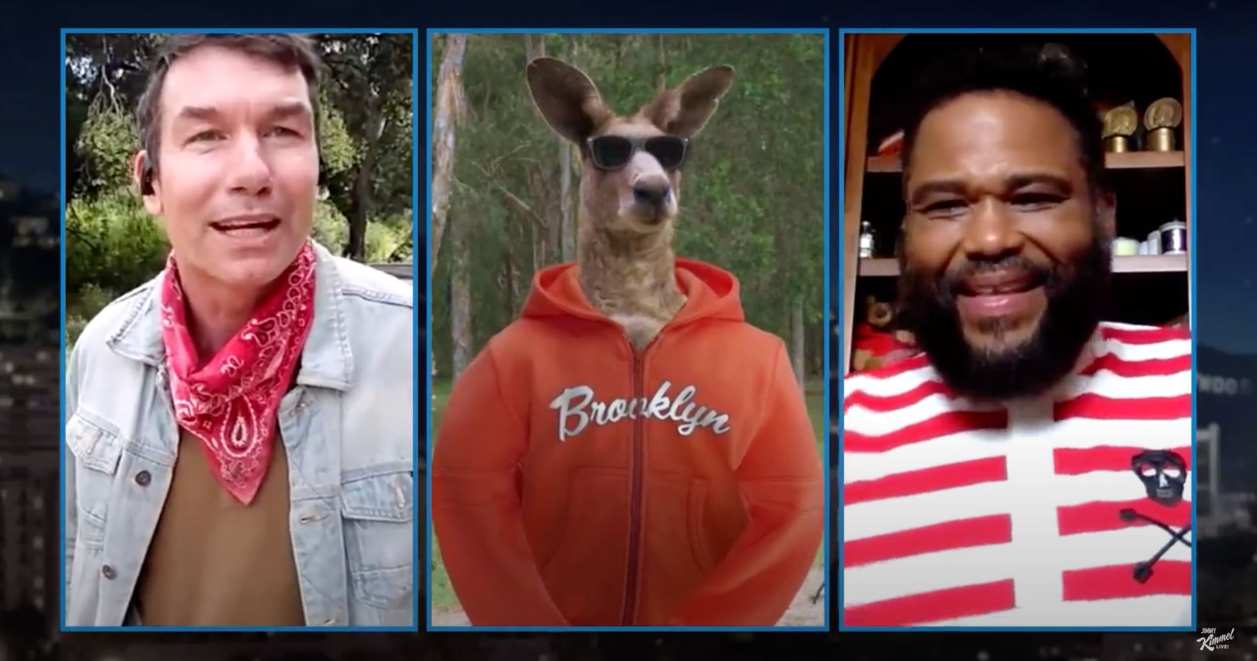 Kangaroo Jack Cast Reunion on Jimmy Kimmel Live Even Brings Back the Kangaroo