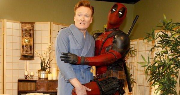 Deadpool: Ryan Reynolds Visits Conan in Costume