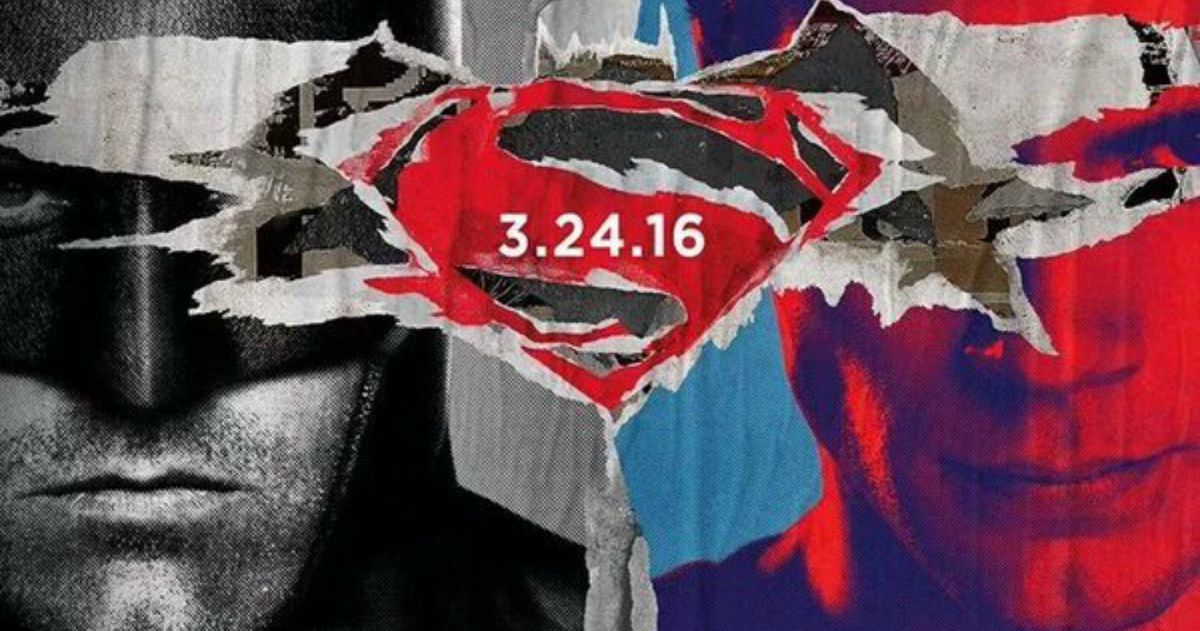 Massive New Batman v Superman Poster Takes Over NYC