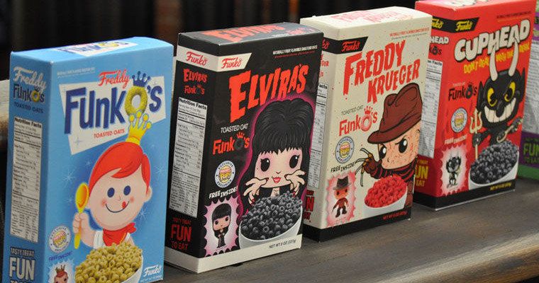 Freddy, Cuphead, Beetlejuice &amp; Elvira Get New Funko Pop Cereal