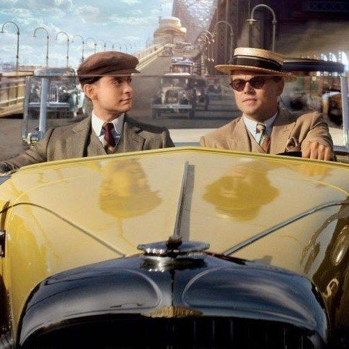 The Great Gatsby Poster with Leonardo DiCaprio and Tobey Maguire