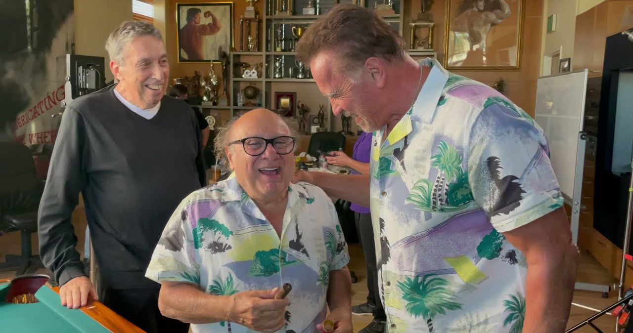 Watch Danny DeVito Get Pranked by Arnold Schwarzenegger Ahead of Twins 2 Filming