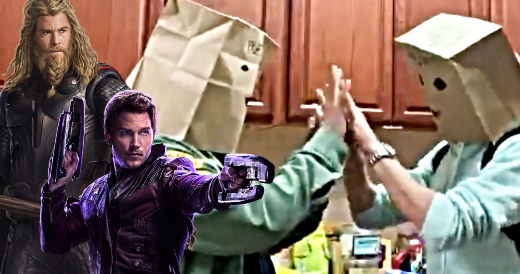 Marvel's Secret Chris Handshake Exposed by Tom Holland &amp; Avengers: Endgame Director
