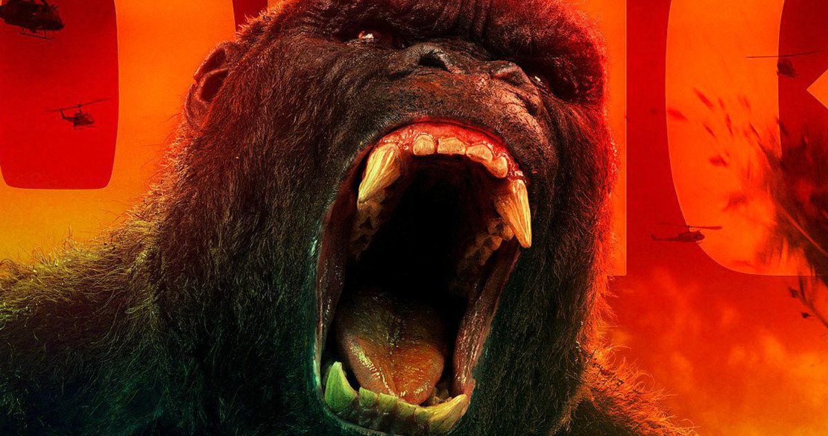 King Kong Fights Big Monsters in 4 New Skull Island TV Spots