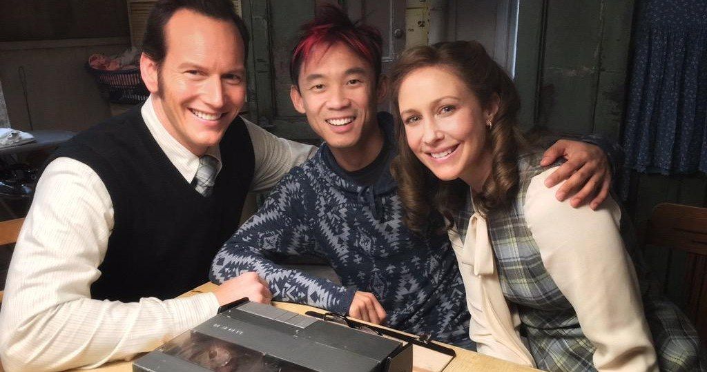 The Warrens Return in The Conjuring 2 Set Photo