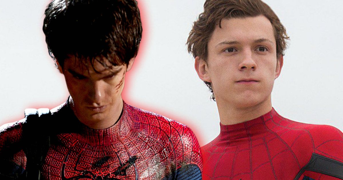 Watch Spider-Man Stars Tom Holland &amp; Andrew Garfield Meet for the First Time