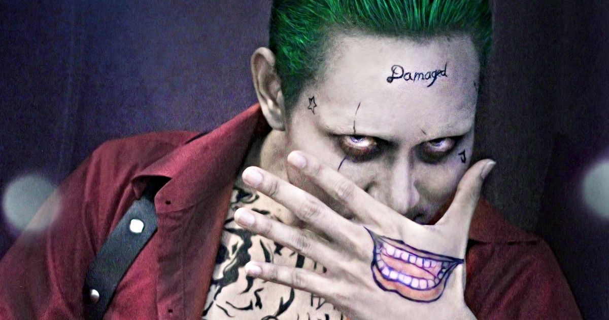 8. Joker's "Damaged" hand tattoo in Suicide Squad - wide 9