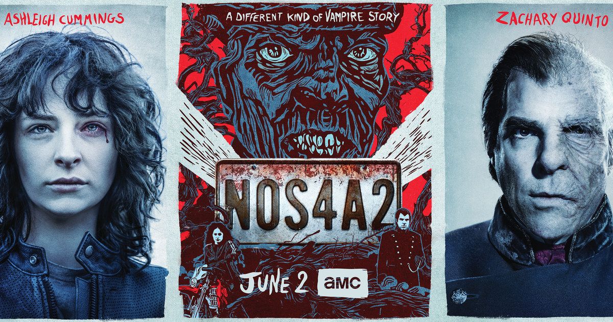 NOS4A2 Key Art Arrives with a Terrifying Sneak Peek at Joe Hill's Supernatural Series