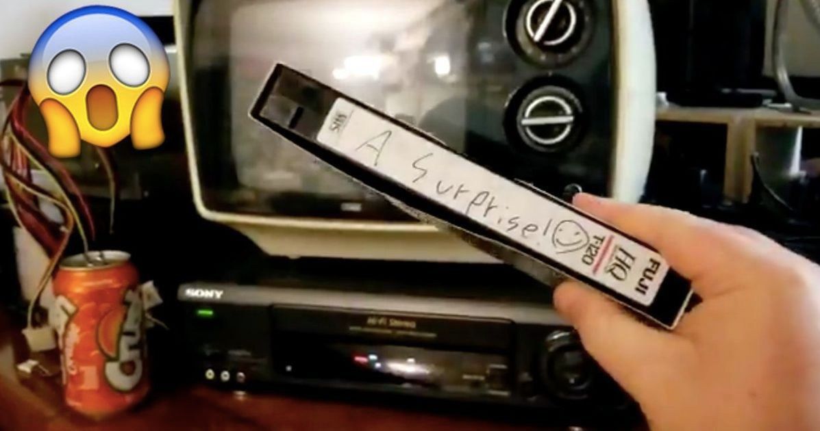 Spooky VHS Tape Found in Junk Store Promises Surprise Ending