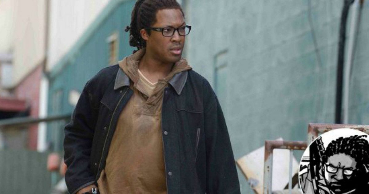Walking Dead Season 6 First Look at Corey Hawkins as Heath
