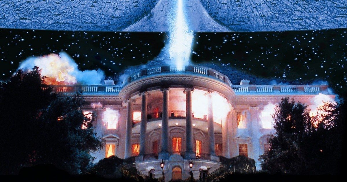 The White House blows up in Independence Day 