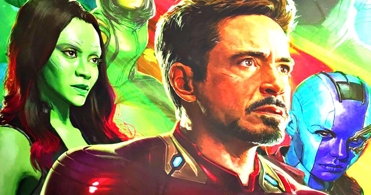 Infinity War Poster Teams Avengers, Guardians &amp; Spider-Man
